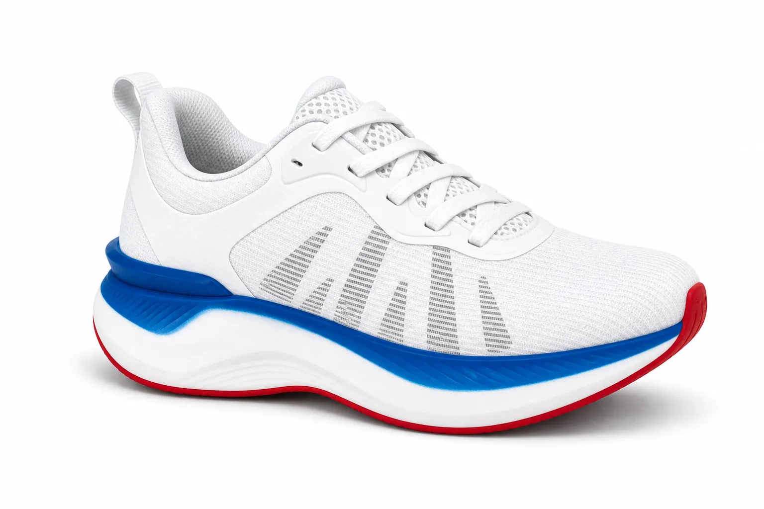 White · Blue · Red
